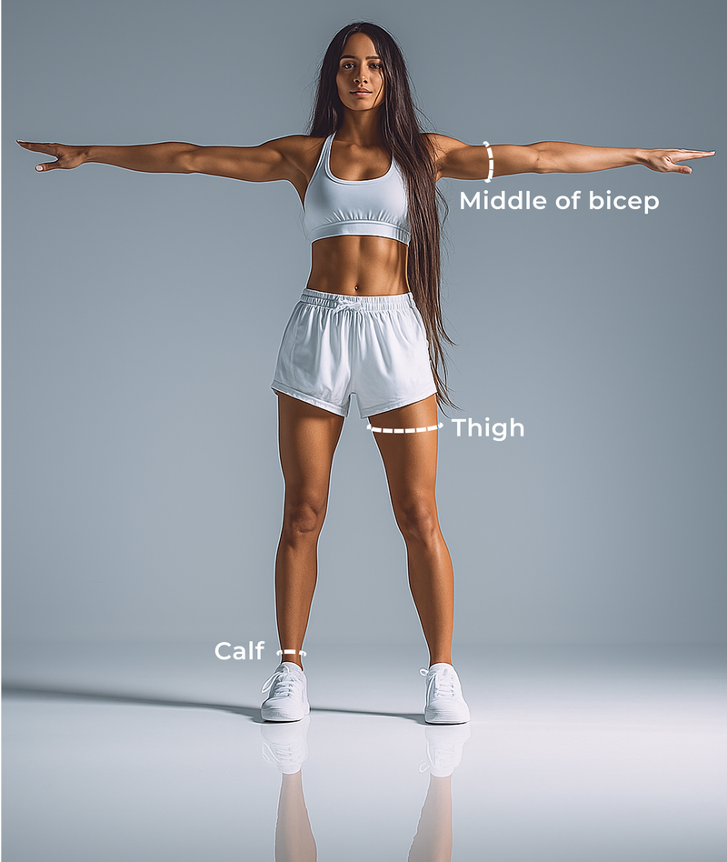 Size chart measurement guide