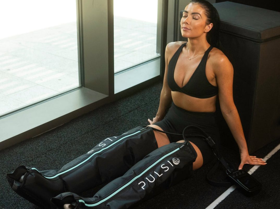 Recovering by the window in Pulsio Compression boots
