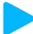 A blue triangle pointing to the right, resembling a play button icon.