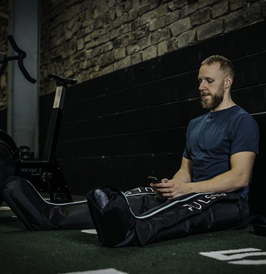 Post-workout recovery in Pulsio Compression boots